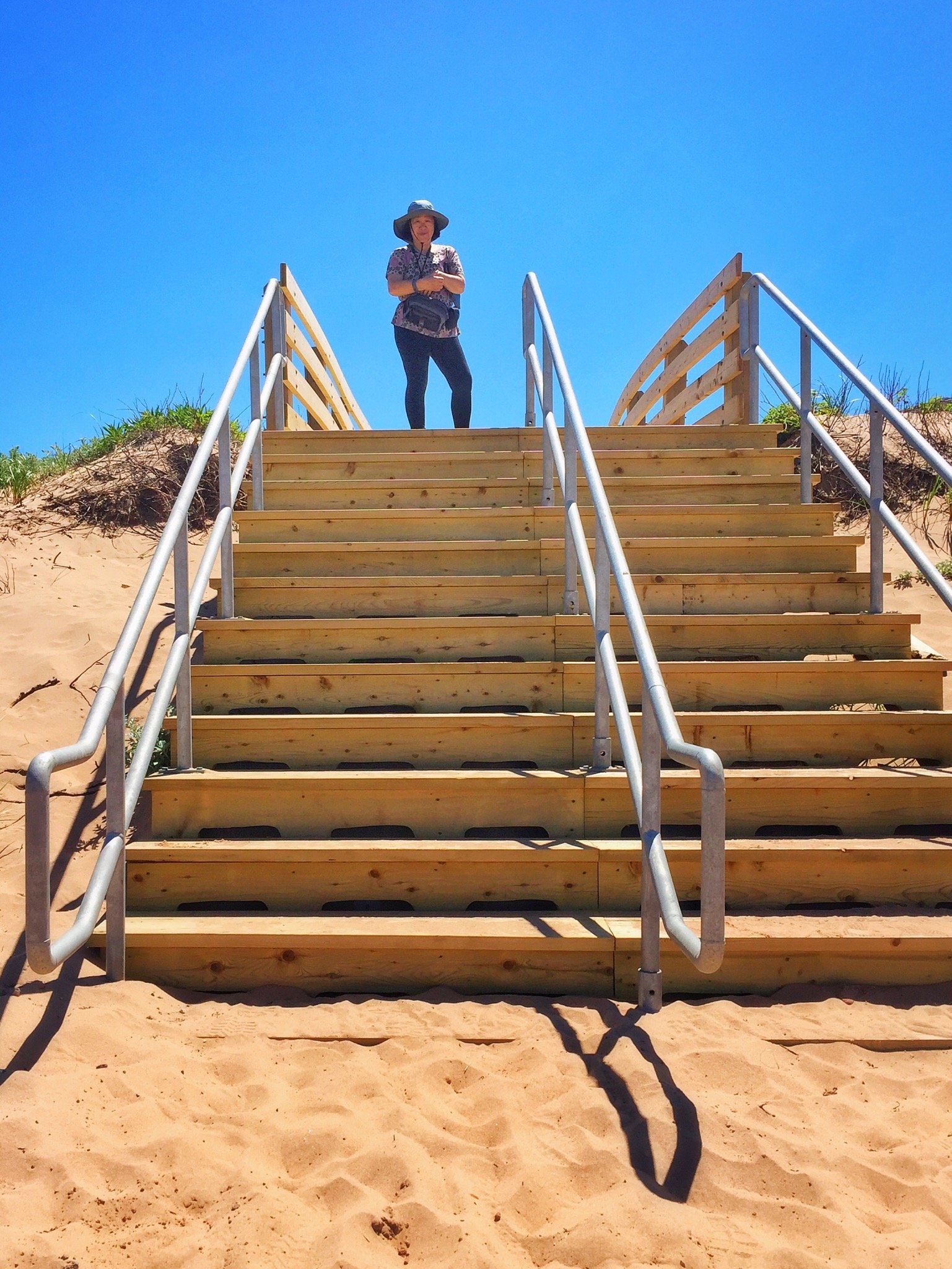 Stairs to Beach at PEI National Park