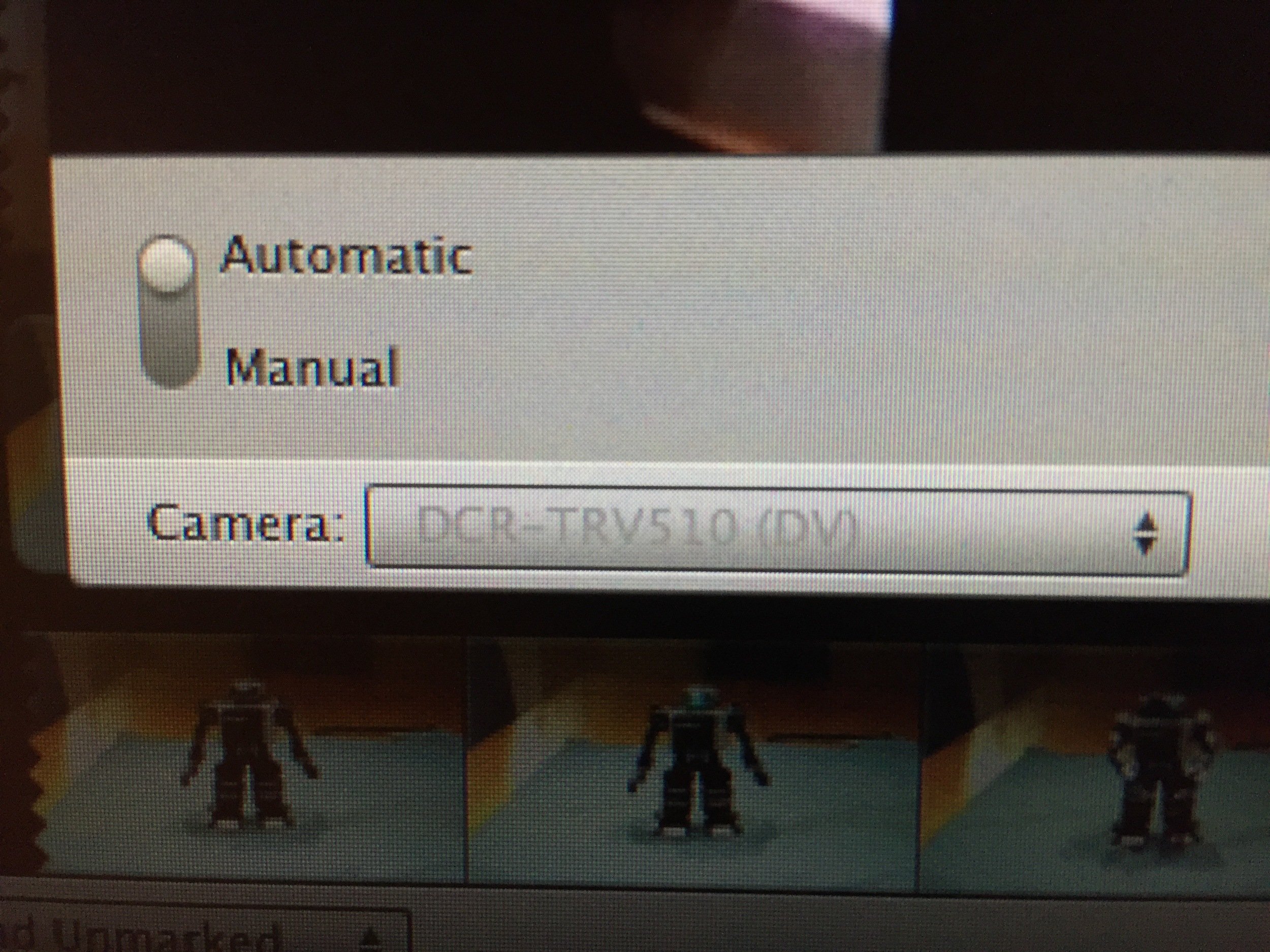 iMovie Settings for Import